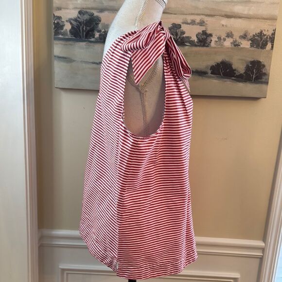 Vineyard Vines Red and White Striped Tank Top - Picture 3 of 6